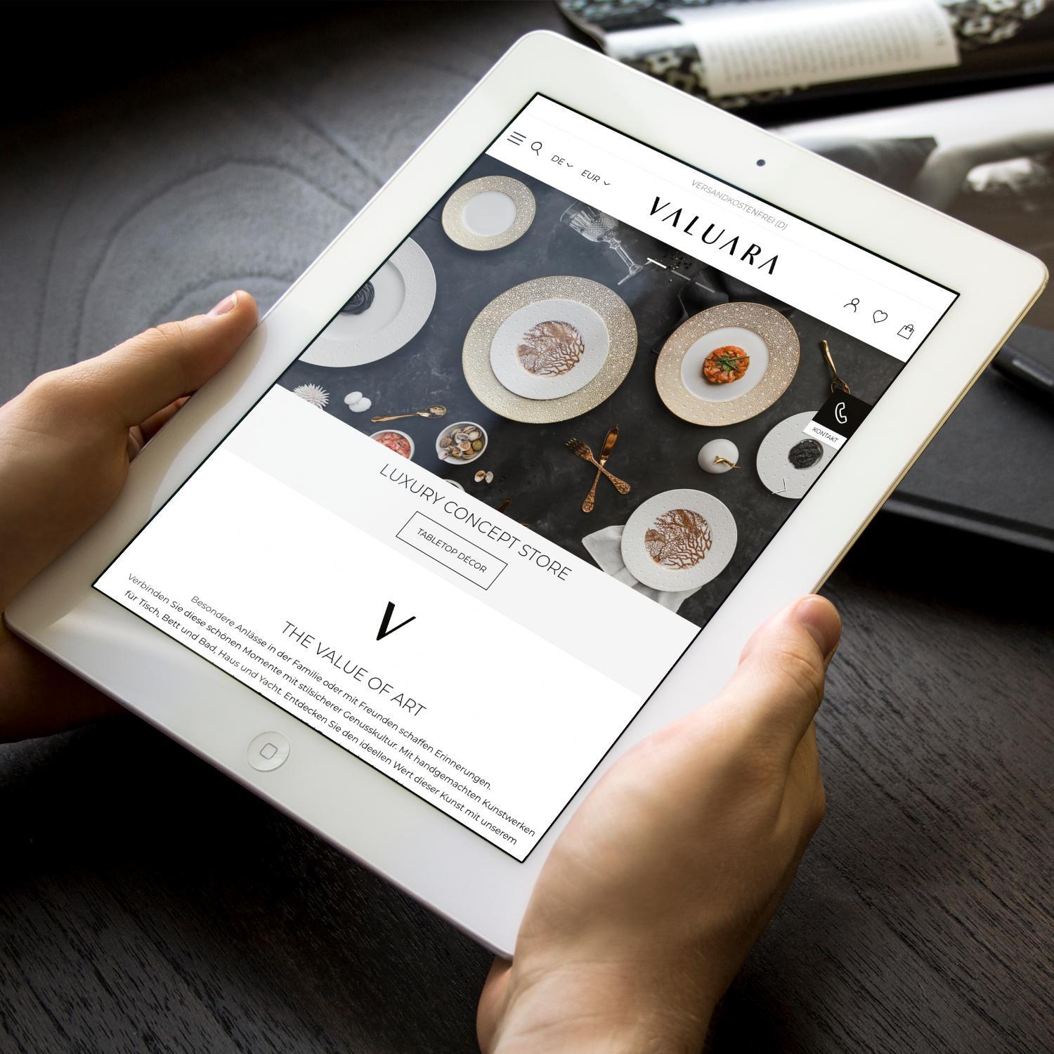 Responsive Design VALUARA Tablet